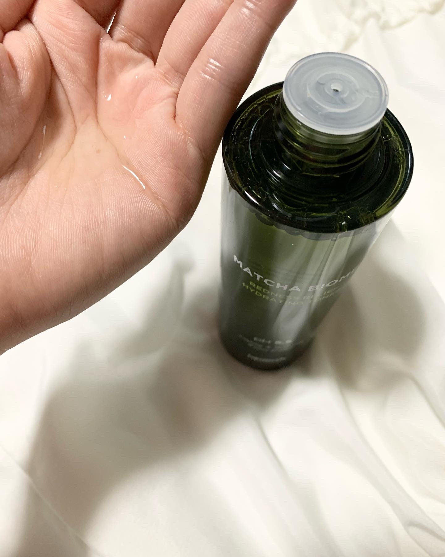 抹茶バイオムレッドネス リリーフハイドレーティングトナー/heimish/化粧水を使ったクチコミ（2枚目）