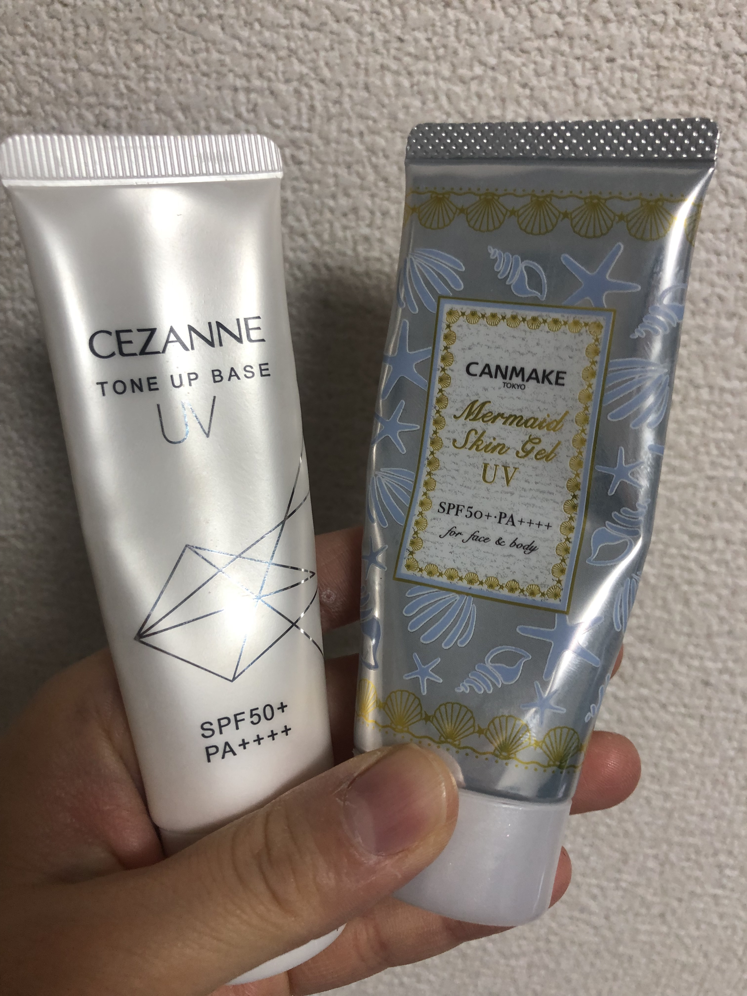 マーメイドスキンジェルUV/キャンメイク/日焼け止めジェルを使ったクチコミ（1枚目）