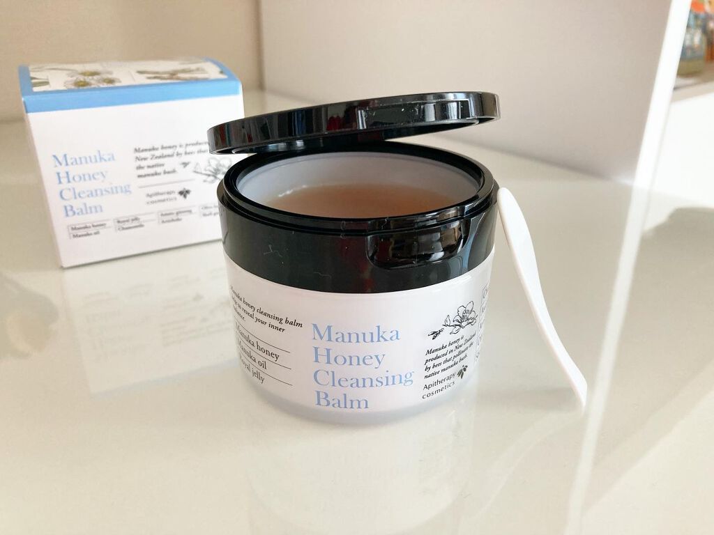 マヌカハニー クレンジングバーム/アピセラピーコスメティクス/クレンジングバームを使ったクチコミ（1枚目）