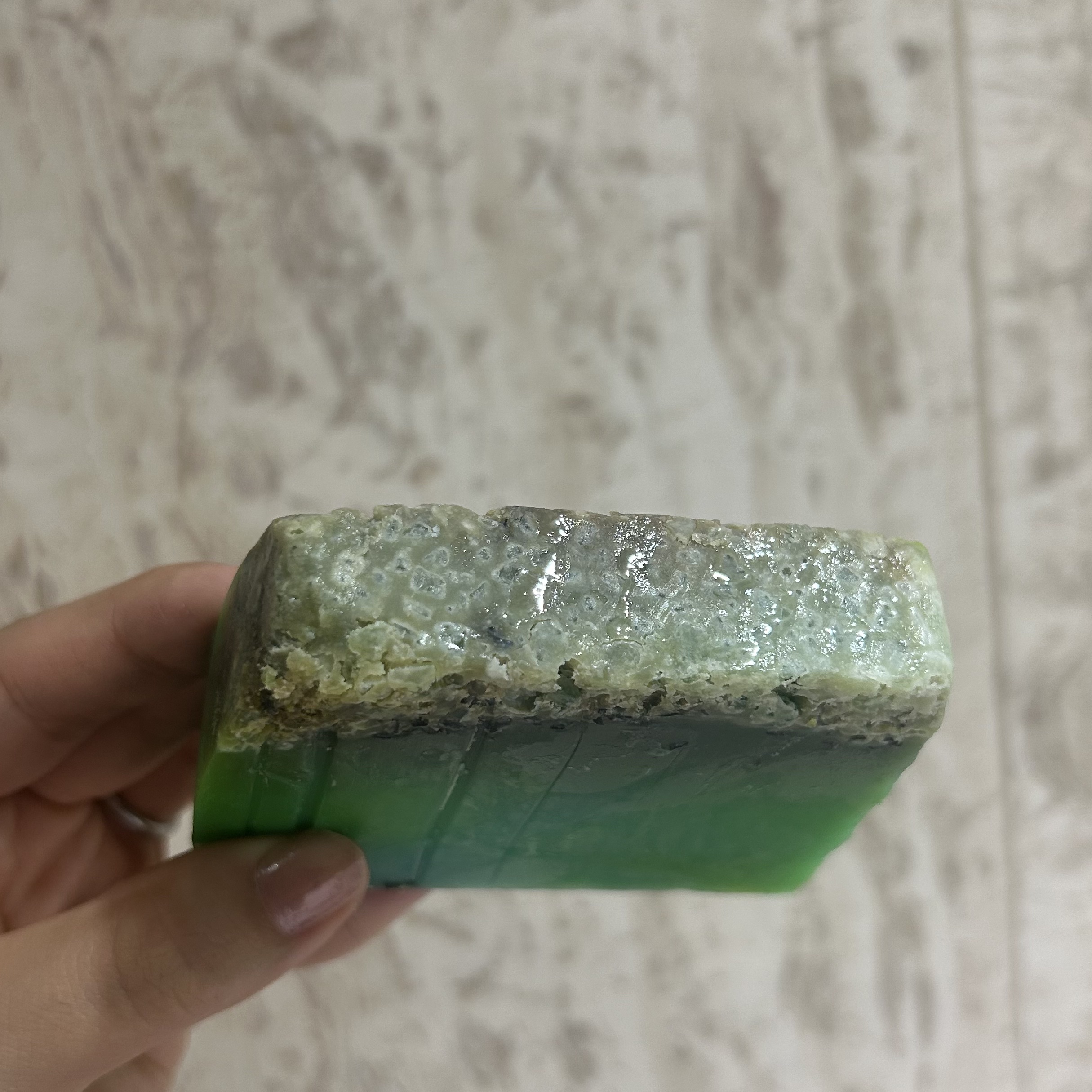 ラッシュ シーベジタブルのクチコミ「海の宝石みたいにきれいな色と、
フレッシュなライムみたいな香りに惹かれて
選んだのが、このラッ.....」（2枚目）