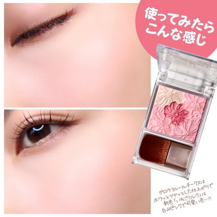 グロウフルールチークス/キャンメイク/パウダーチークを使ったクチコミ(7枚目)