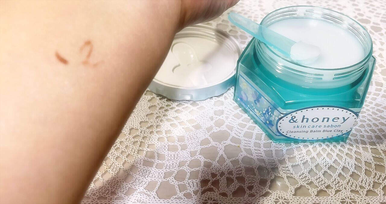 アンドハニー サボン クレンジングバーム ブルークレイ/&honey/クレンジングバームを使ったクチコミ(3枚目)