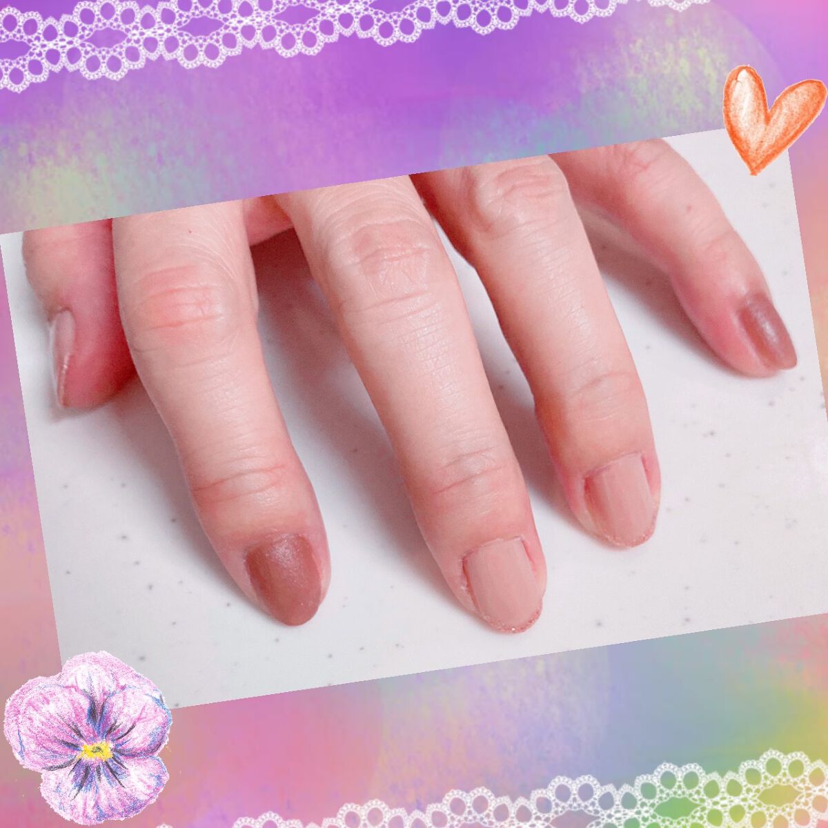 カラフルネイルズ/キャンメイク/マニキュアを使ったクチコミ（2枚目）