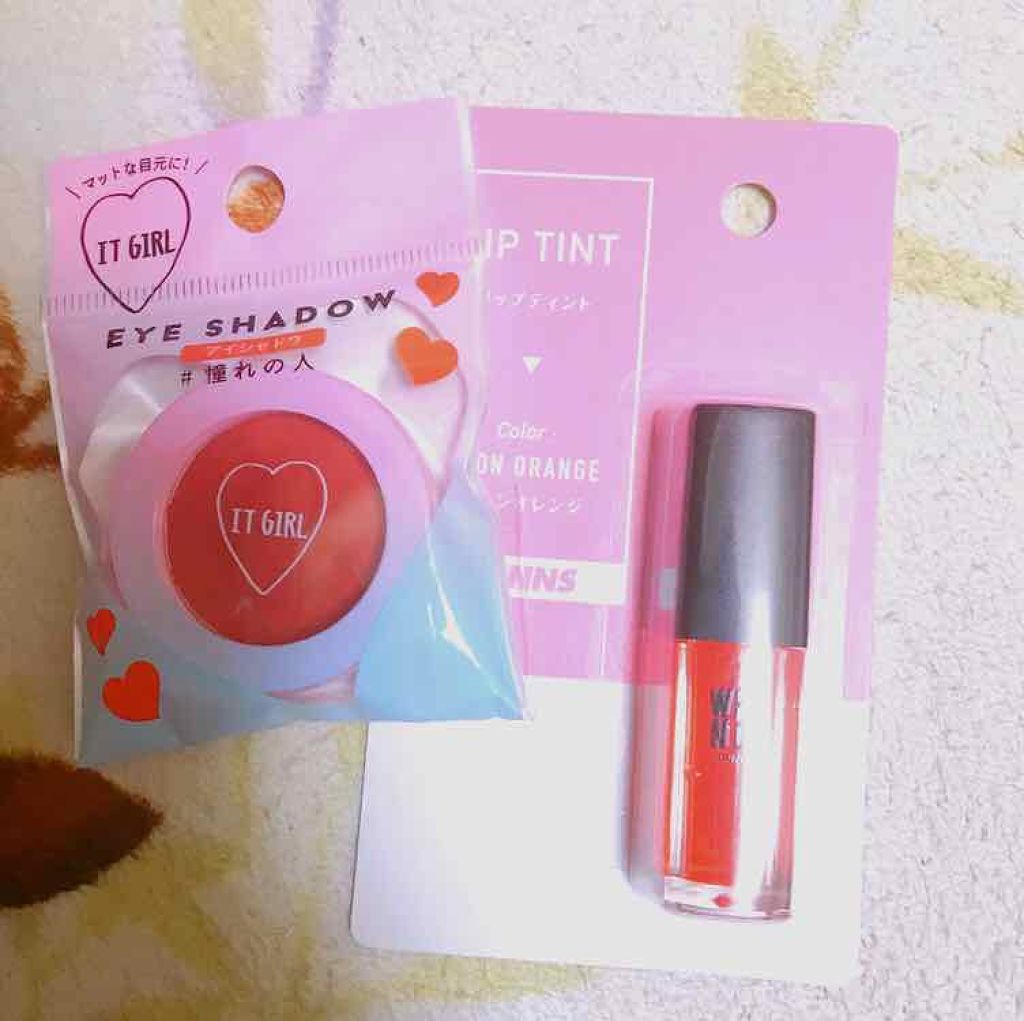 ダイソー×IT GIRL アイシャドウ/DAISO/単色アイシャドウを使ったクチコミ（1枚目）