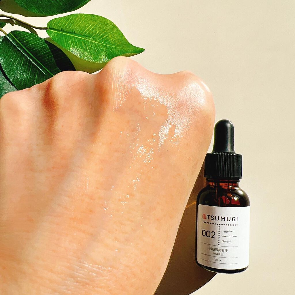 つむぎ 卵殻膜美容液/つむぎコスメ/美容液を使ったクチコミ(4枚目)