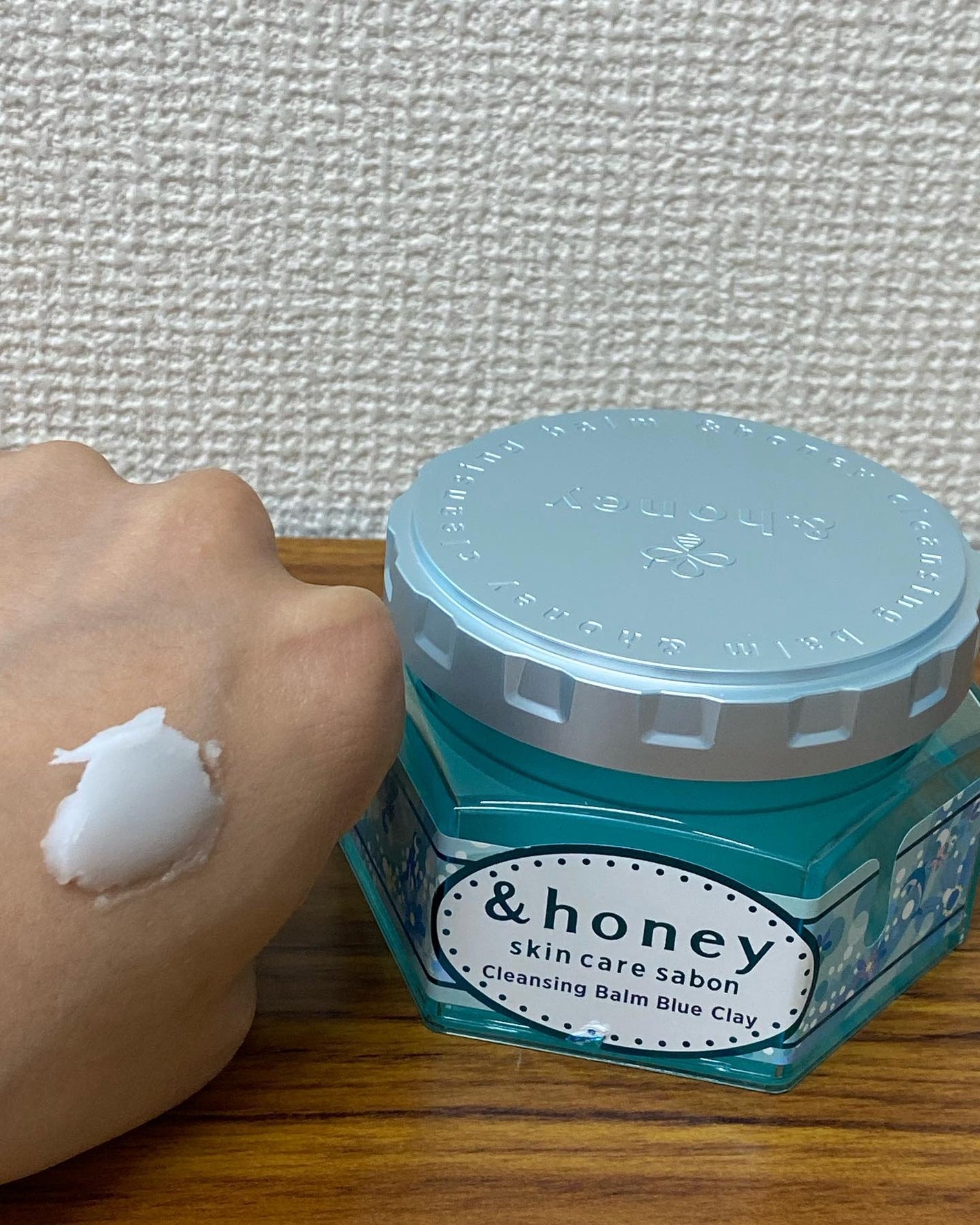 アンドハニー サボン クレンジングバーム ブルークレイ/&honey/クレンジングバームを使ったクチコミ(5枚目)