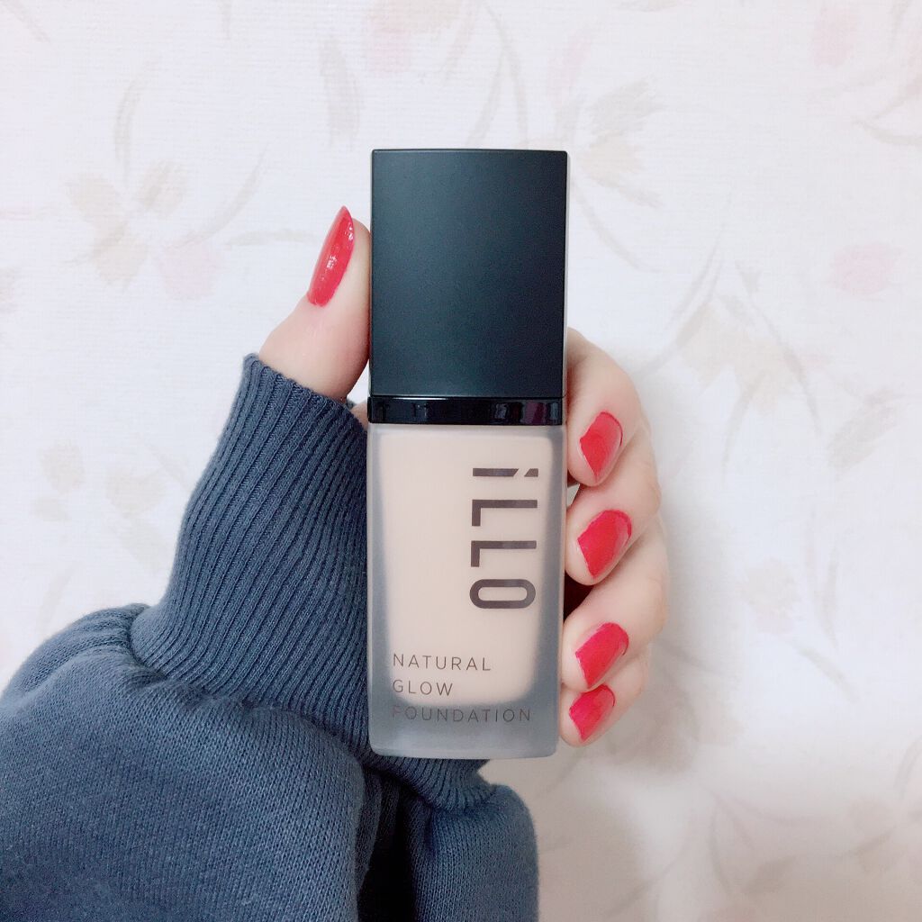 NATURAL GLOW FOUNDATION（ナチュラルグロウファンデーション） ナチュラルオークル/iLLO/リキッドファンデーションを使ったクチコミ（1枚目）