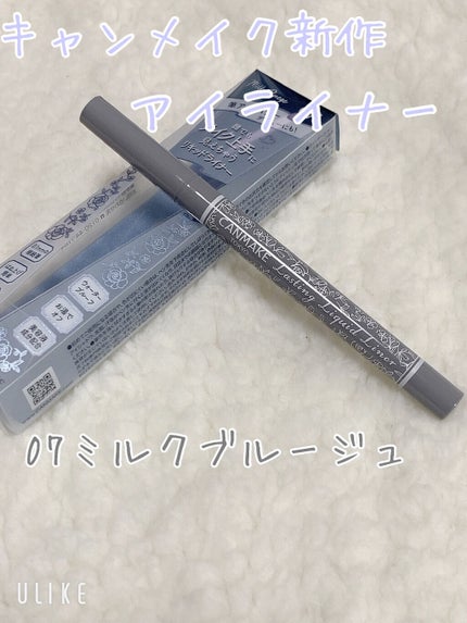ラスティングリキッドライナー/キャンメイク/リキッドアイライナーを使ったクチコミ(1枚目)