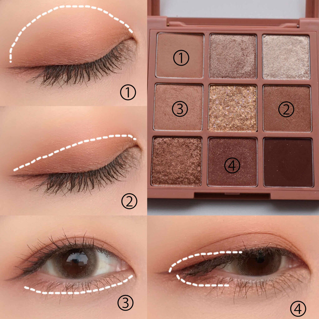 プレイカラーアイズ サンドヒル/ETUDE/アイシャドウパレットを使ったクチコミ（3枚目）