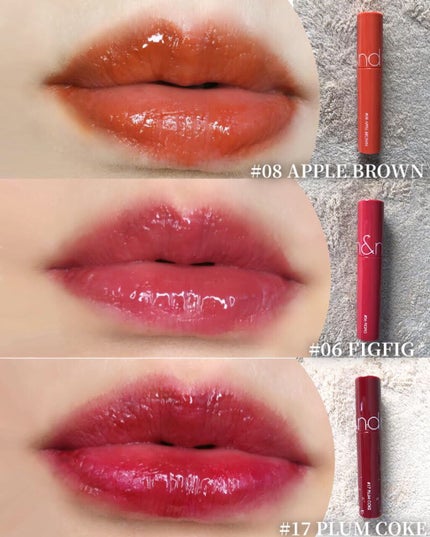 ジューシーラスティングティント/rom&nd/リップティントを使ったクチコミ(6枚目)