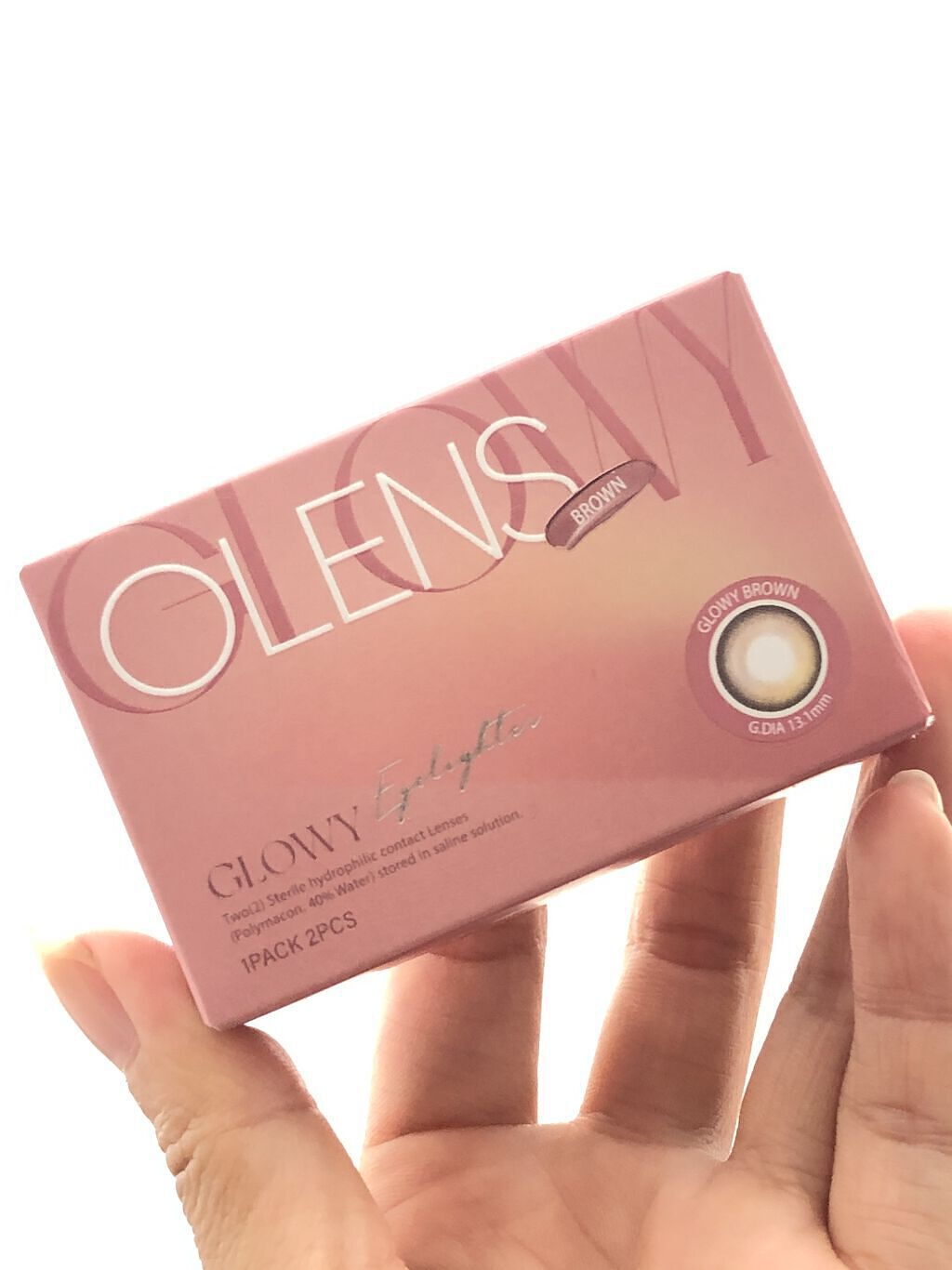 Eyelighter Glowy 1Month ブラウン/OLENS/カラーコンタクトレンズを使ったクチコミ（1枚目）