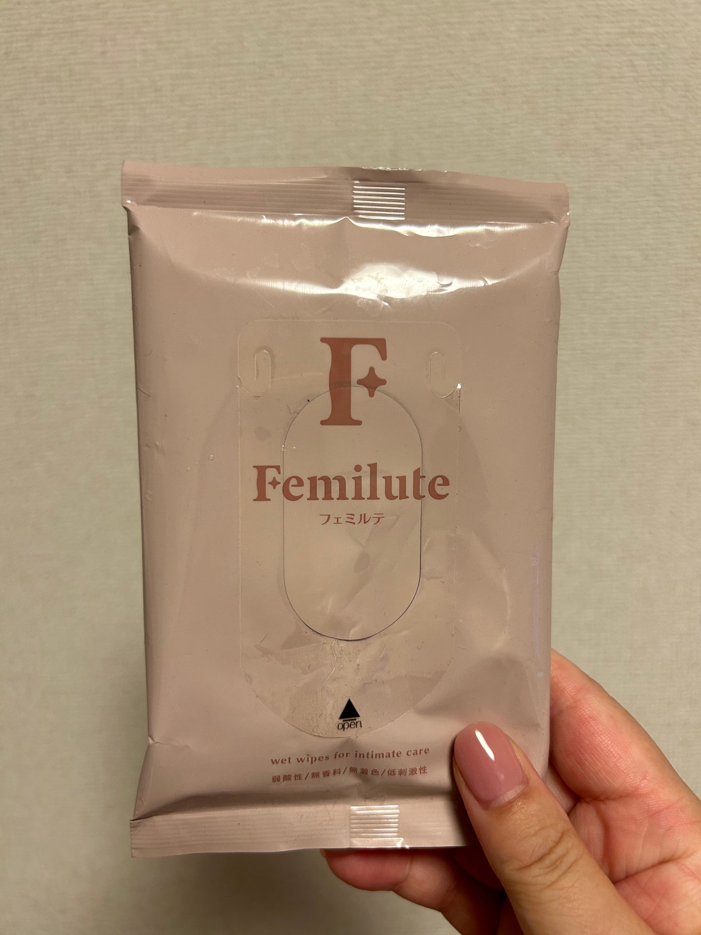 ふきとりシート/Femilute/デリケートゾーンケアを使ったクチコミ(1枚目)