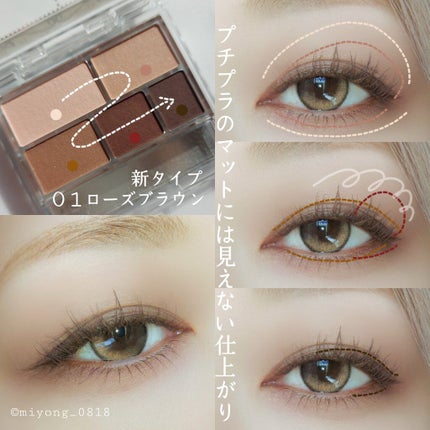 パーフェクトマルチアイズ/キャンメイク/アイシャドウパレットを使ったクチコミ(4枚目)