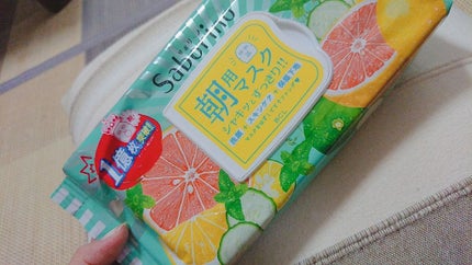 目ざまシート 爽やか果実のすっきりタイプ/サボリーノ/シートマスク・パックを使ったクチコミ(1枚目)