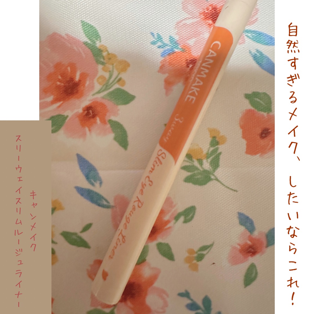 3wayスリムアイルージュライナー/キャンメイク/リキッドアイライナーを使ったクチコミ（1枚目）