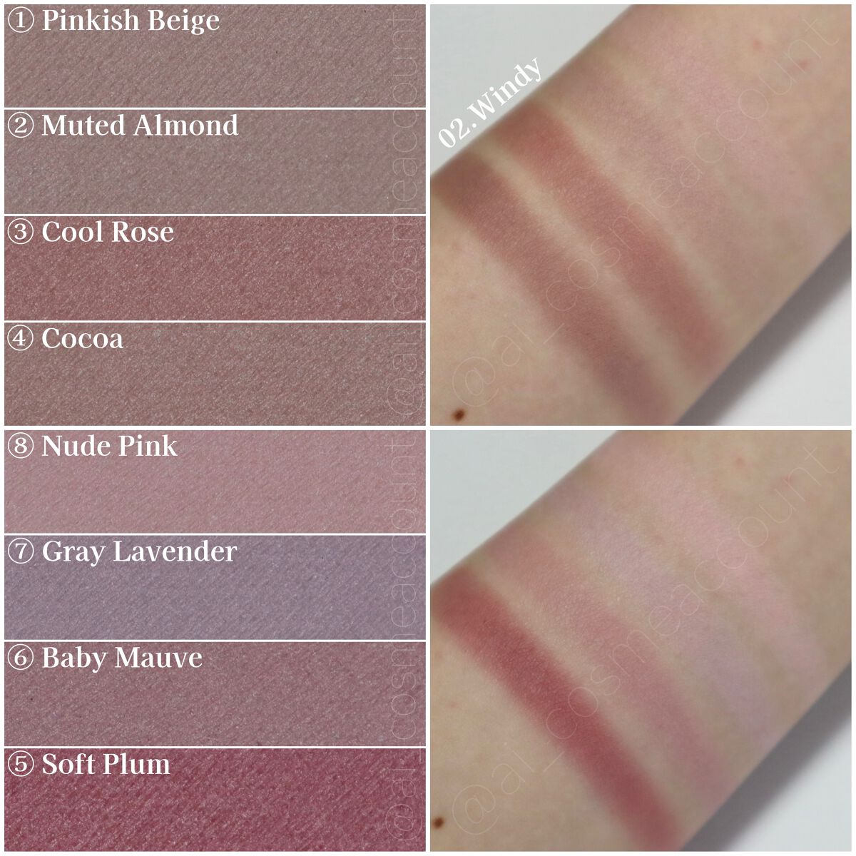 ミドルトーンアイシャドウコレクターパレット/Laka/アイシャドウパレットを使ったクチコミ(5枚目)