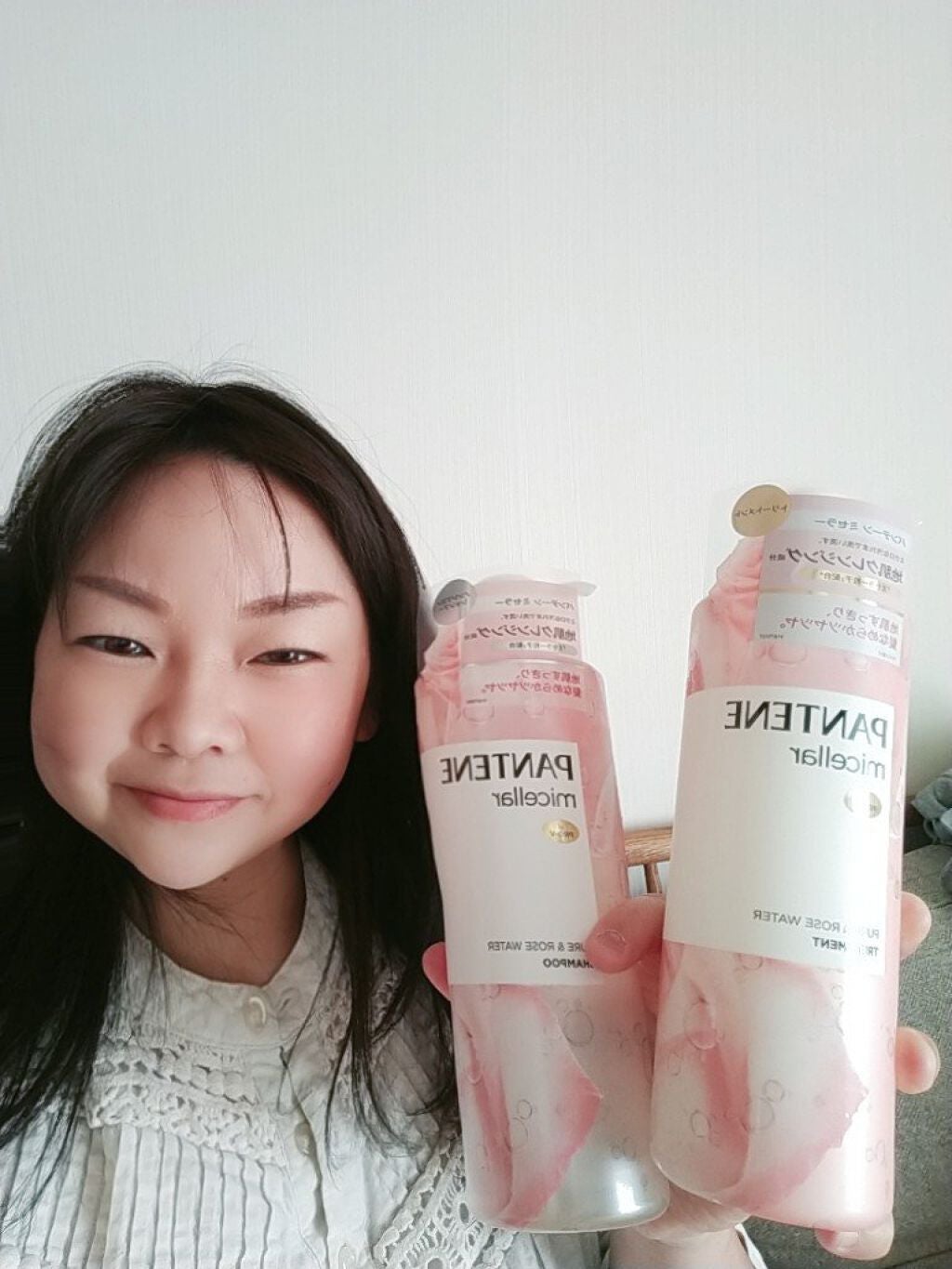 PRO-V ミセラー ピュア&ローズウォーター ノンシリコンシャンプー/トリートメント/パンテーン/市販シャンプーを使ったクチコミ(5枚目)