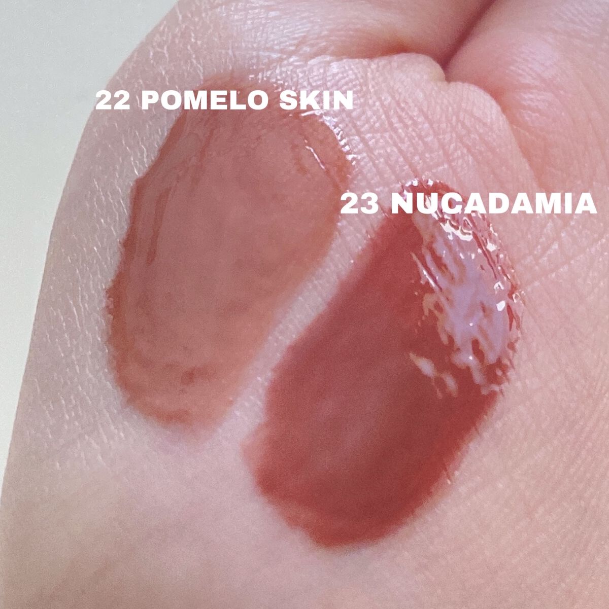 ジューシーラスティングティント/rom&nd/リップティントを使ったクチコミ（2枚目）