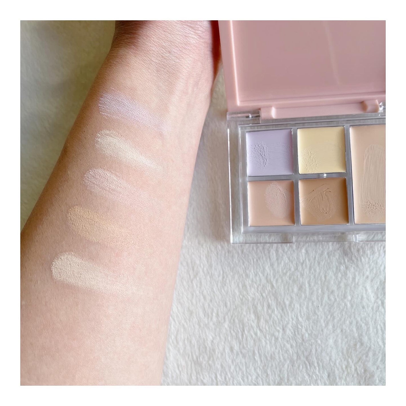 5カラーコンシーラーパレット/Kirei&co./パレットコンシーラーを使ったクチコミ(3枚目)