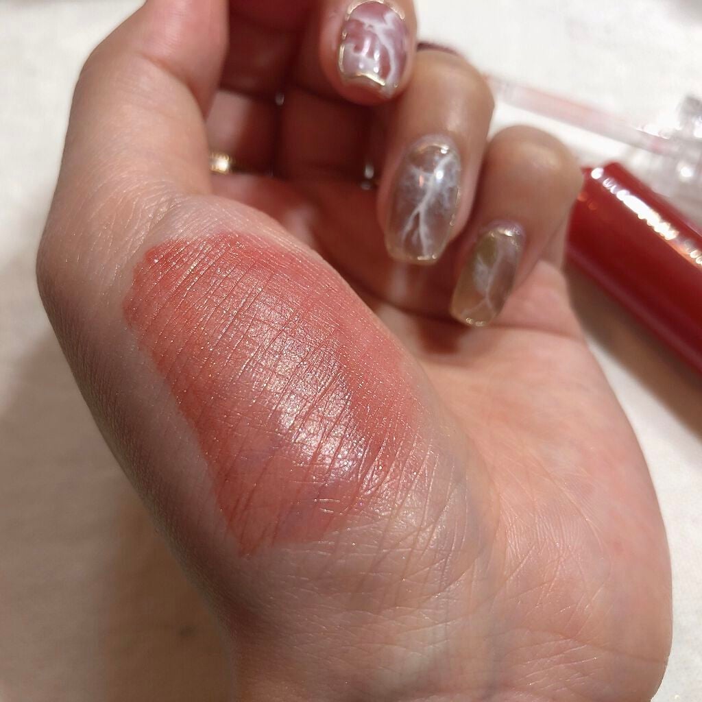 ノンスティッキーダズルティント/unleashia/リップティントを使ったクチコミ(4枚目)