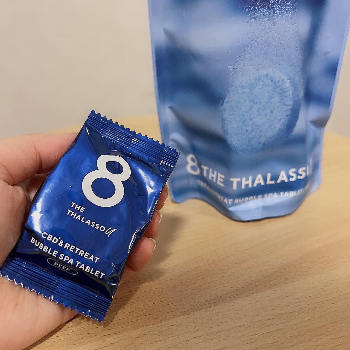 エイトザタラソ ユー CBD&リトリート バブルスパ タブレット入浴料 ディープ/エイトザタラソ/炭酸系入浴剤を使ったクチコミ(3枚目)