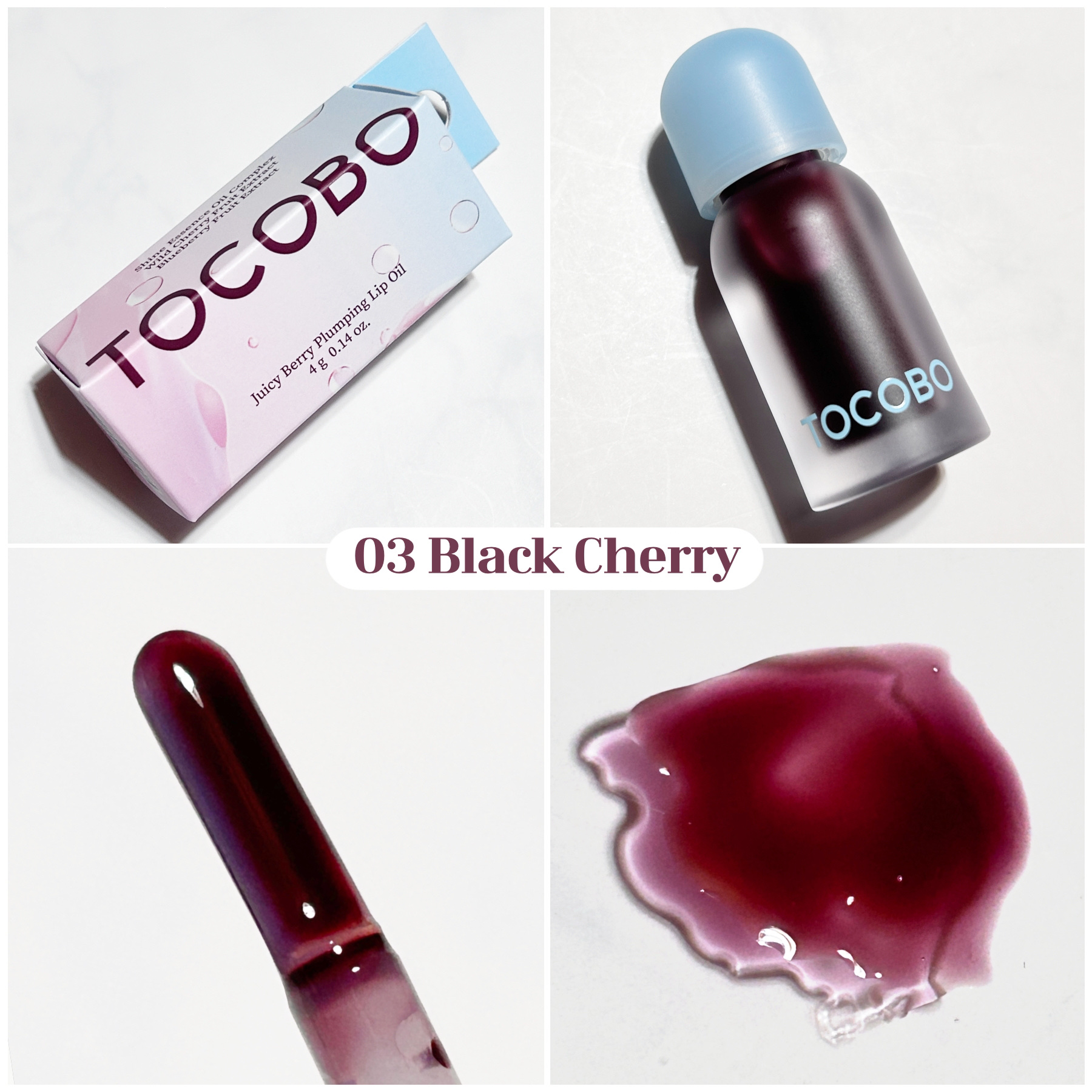 ジューシーベリープランピングリップオイル/TOCOBO/リップグロスを使ったクチコミ（3枚目）