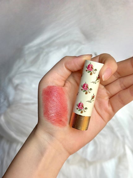 グッチ ルージュ ア レーヴル ヴォワル/GUCCI beauty/口紅を使ったクチコミ(3枚目)