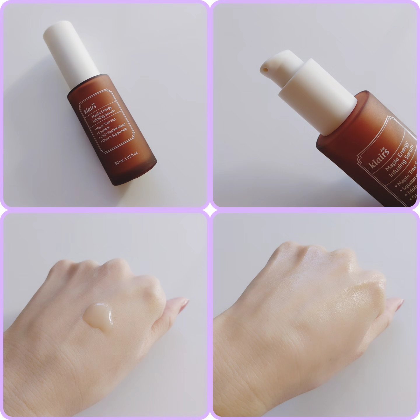 メープルエナジーインフュージングセラム/Klairs/美容液を使ったクチコミ（2枚目）