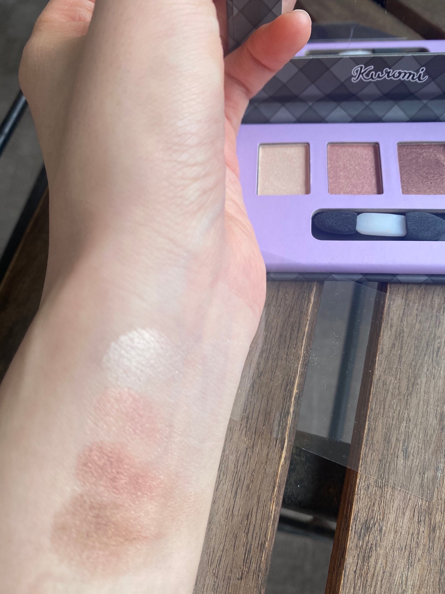 4色アイシャドウパレット/サンリオ/アイシャドウパレットを使ったクチコミ(4枚目)