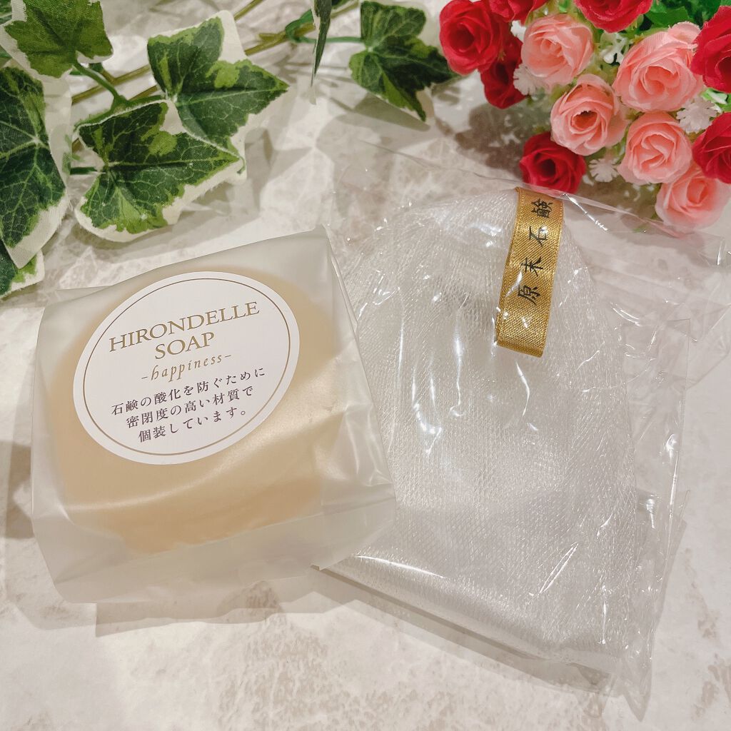 SOAP Happines/HIRONDELLE/洗顔石鹸を使ったクチコミ(4枚目)