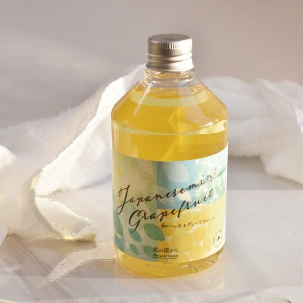 アロマバスエッセンス 和ハッカとグレープフルーツ/ナチュラルアイランド/保湿系入浴剤を使ったクチコミ(6枚目)