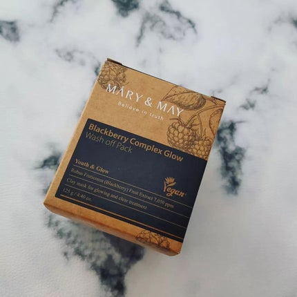 ブラックベリー コンプレックス グロウ ウォッシュオフパック/MARY&MAY/洗い流すパック・マスクを使ったクチコミ(6枚目)