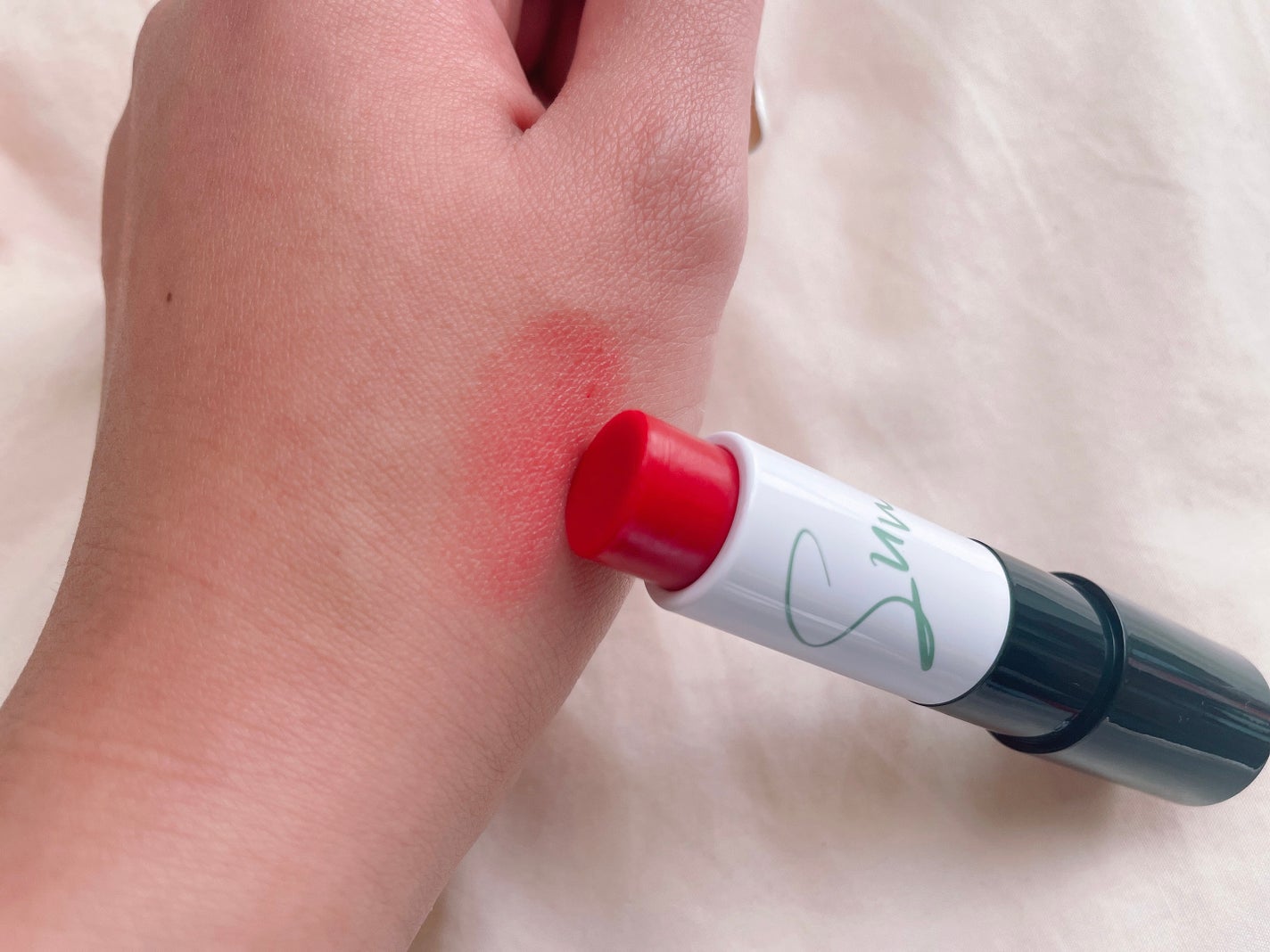 サンキスド プランプ リップバーム/shaishaishai/リップバームを使ったクチコミ(4枚目)