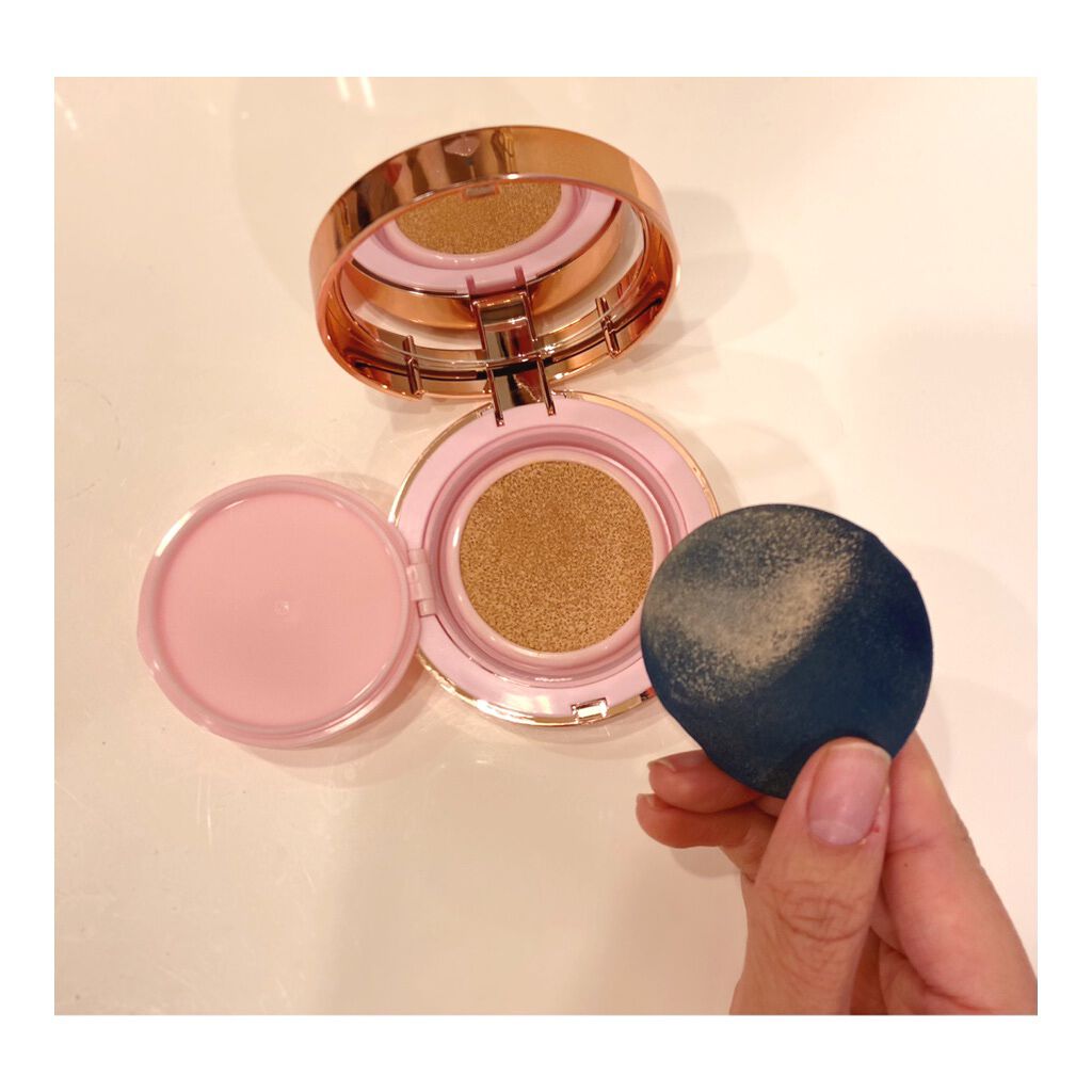 ピンクティーツリーカバークッション/APLIN/クッションファンデーションを使ったクチコミ(2枚目)