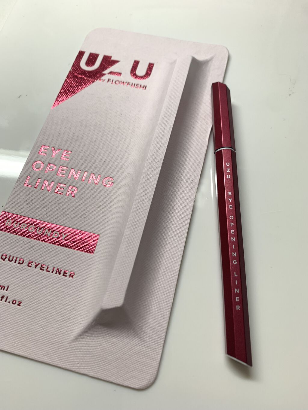 EYE OPENING LINER/UZU BY FLOWFUSHI/リキッドアイライナーを使ったクチコミ（1枚目）