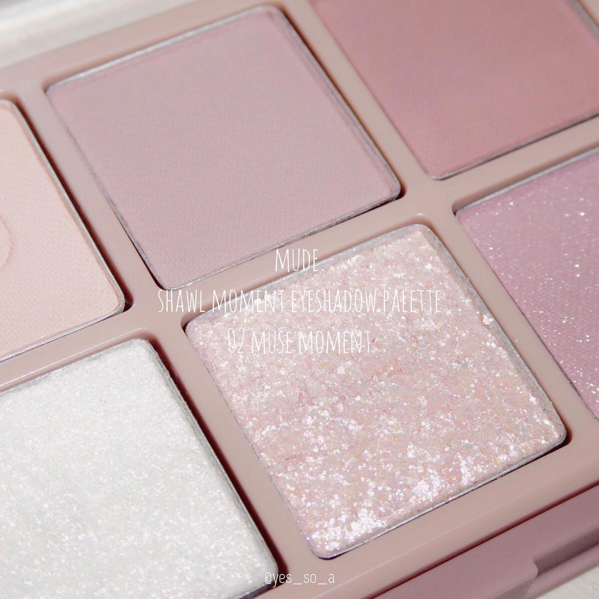 MDショールモーメント アイシャドウパレット/mude./アイシャドウパレットを使ったクチコミ（1枚目）