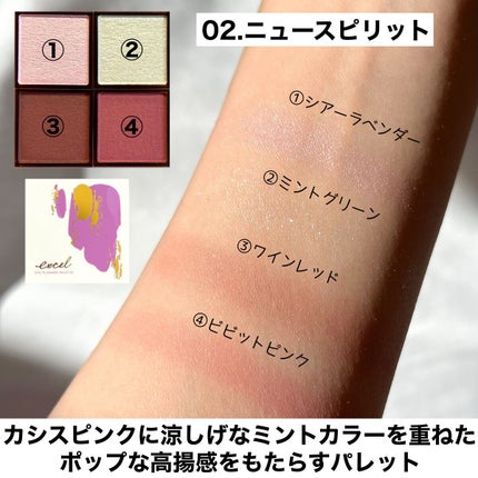 アイプランナーパレット/excel/アイシャドウパレットを使ったクチコミ(8枚目)