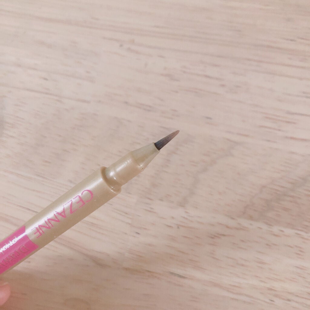 描くふたえアイライナー/CEZANNE/リキッドアイライナーを使ったクチコミ(2枚目)