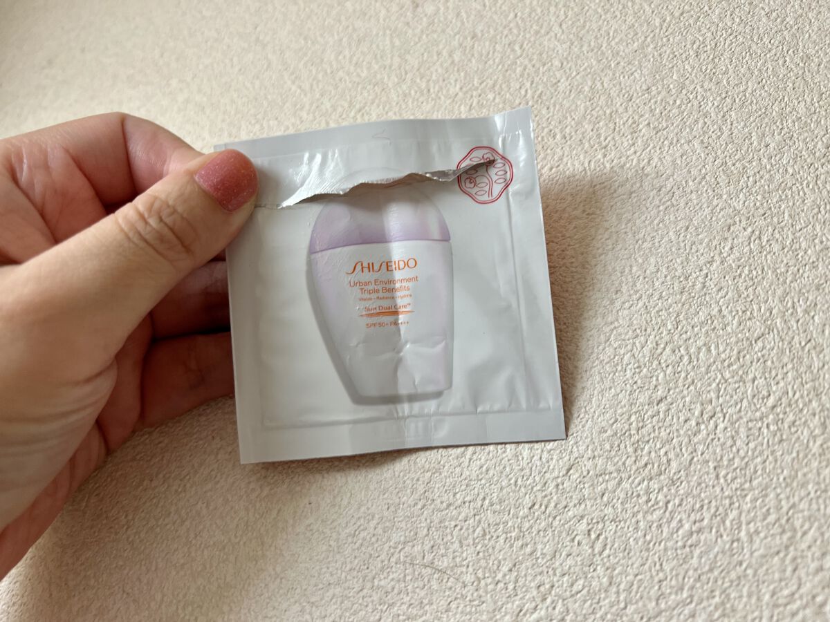 アーバン トリプル ビューティ サンケア エマルジョン/SHISEIDO/日焼け止めミルクを使ったクチコミ（2枚目）