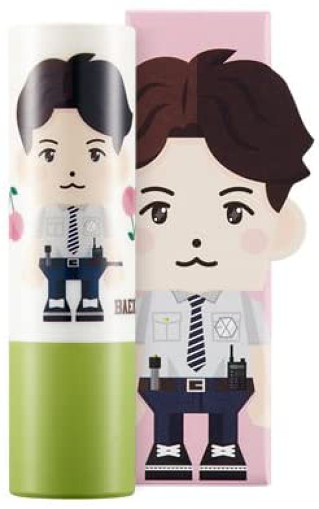 ナチュラルバター リップクリーム EXOエディション 01 チェリー（ベッキョン）