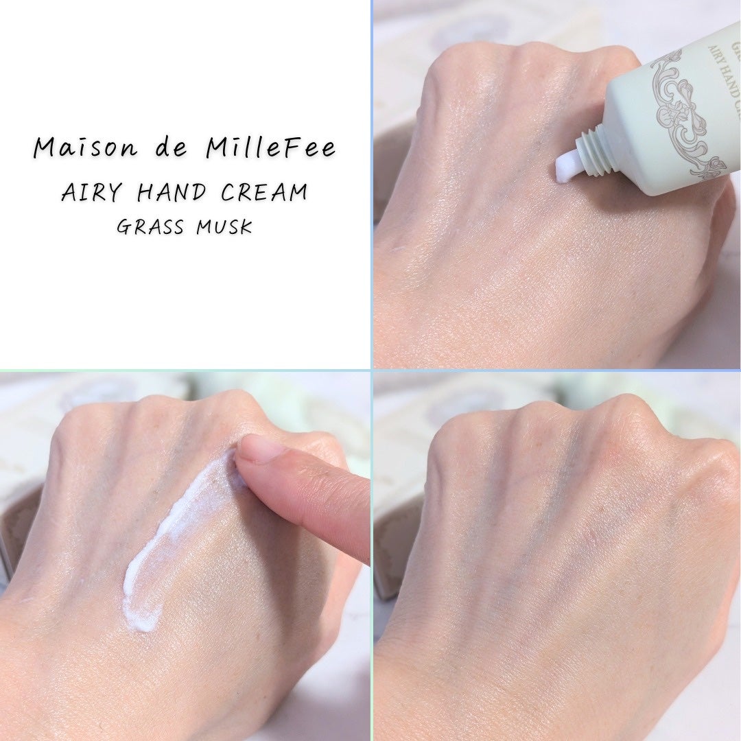 Maison de MilleFée エアリーハンドクリーム グラスムスク/MilleFée/ハンドクリームを使ったクチコミ(7枚目)