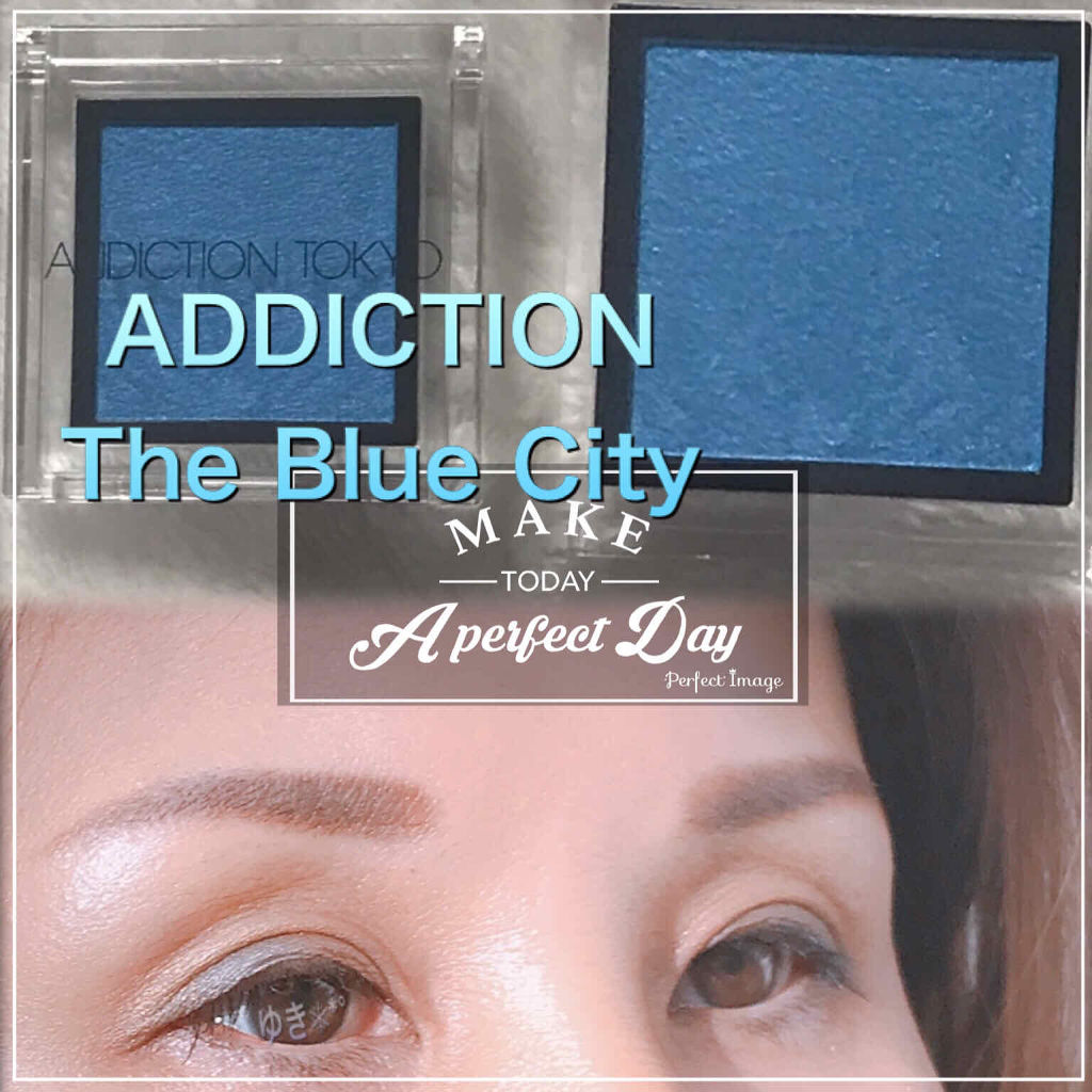ザ アイシャドウ L 156 The Blue City/ADDICTION/単色アイシャドウを使ったクチコミ（1枚目）