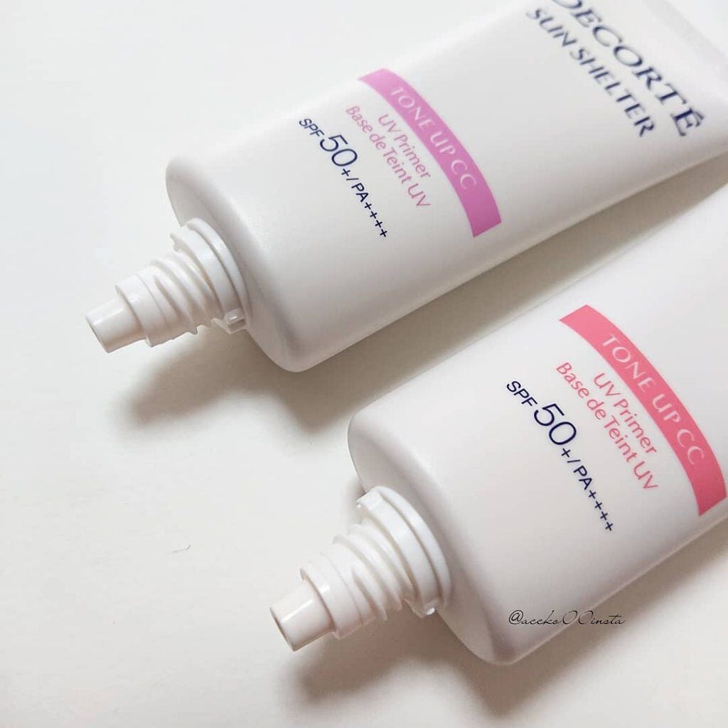 サンシェルター トーンアップCC/DECORTÉ/CCクリームを使ったクチコミ(3枚目)