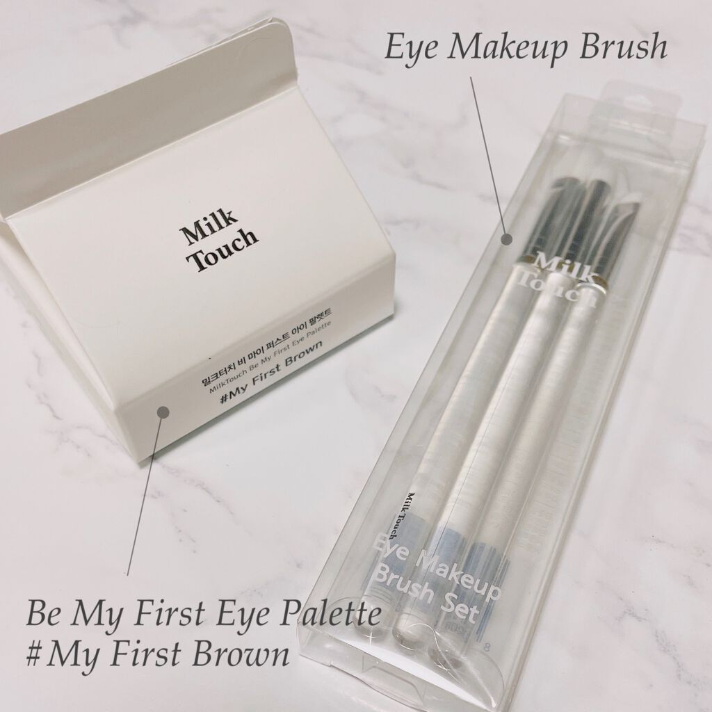ビーマイファーストアイパレット/Milk Touch/アイシャドウパレットを使ったクチコミ(1枚目)