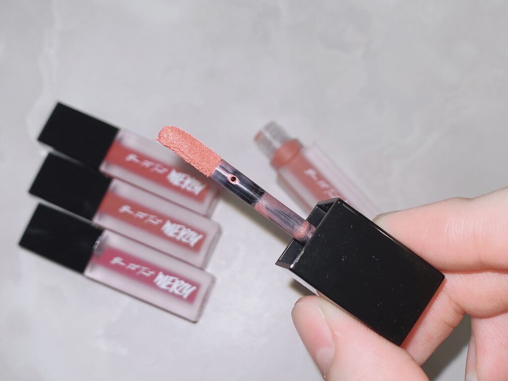 ブラー フィット ティント BT5. ハッシュローズ/MERZY/リップティントを使ったクチコミ（3枚目）