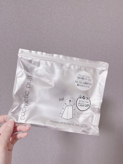 メイクアップスポンジ(バリューパック ウェッジ型 30個)/DAISO/パフ・スポンジを使ったクチコミ(2枚目)