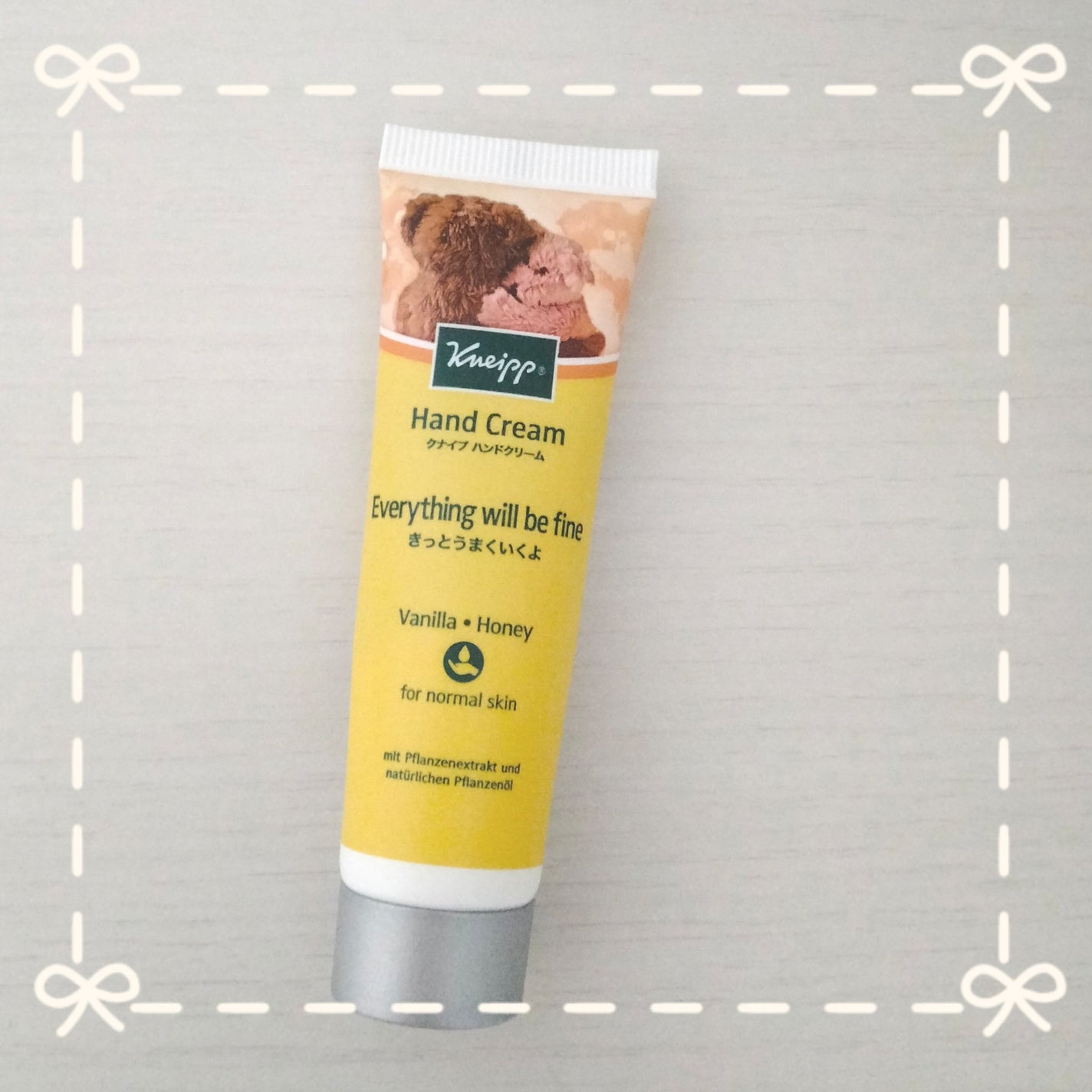 ハンドクリーム バニラ&ハニーの香り/クナイプ/ハンドクリームを使ったクチコミ(1枚目)