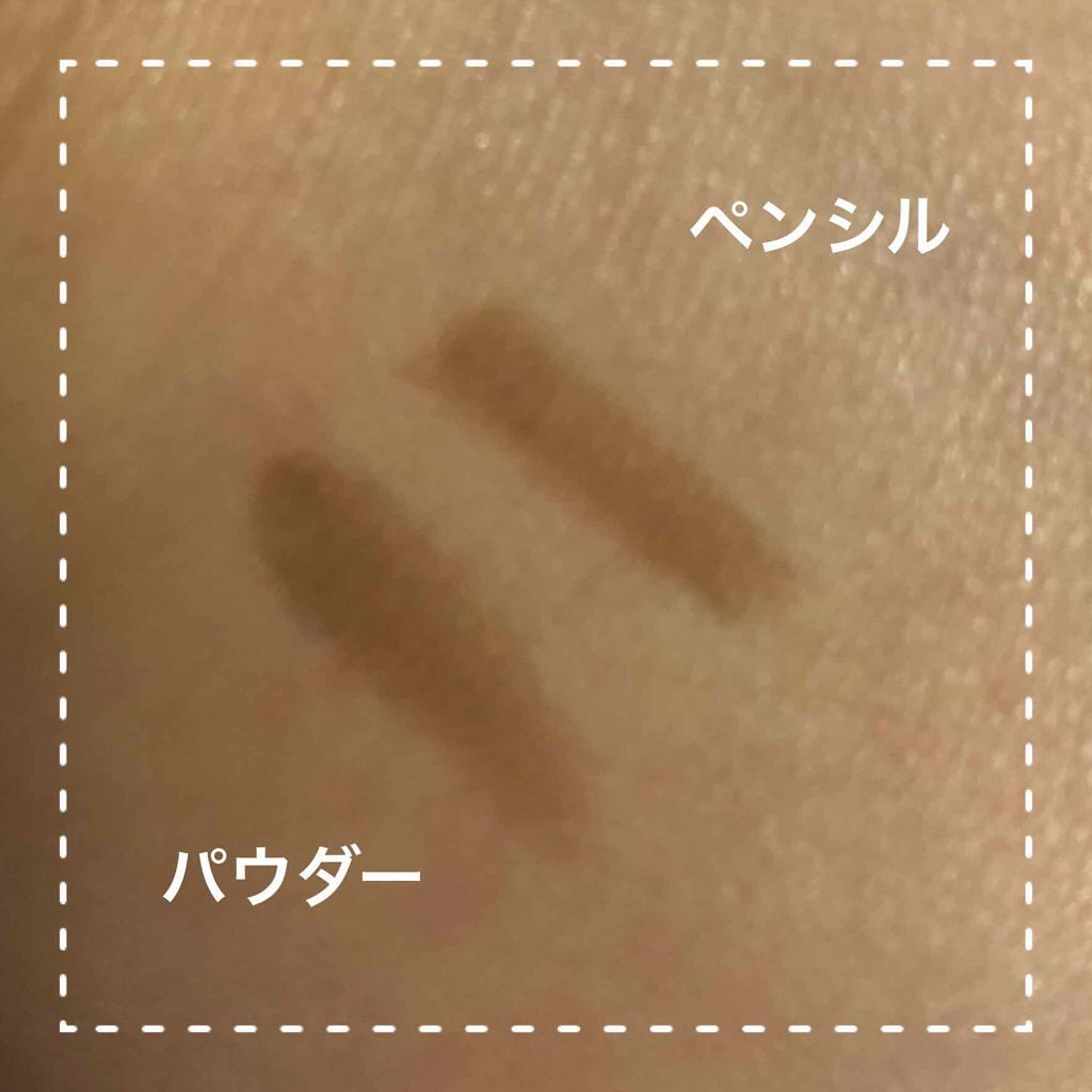 W ブロウEX N/サナ ニューボーン/パウダーアイブロウを使ったクチコミ(3枚目)