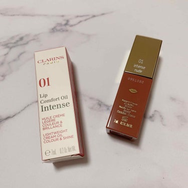 コンフォート リップオイル インテンス/CLARINS/リップグロスを使ったクチコミ（1枚目）