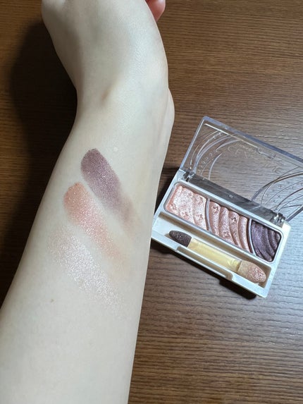 トーンアップアイシャドウ 02 ローズブラウン/CEZANNE/アイシャドウパレットを使ったクチコミ(2枚目)